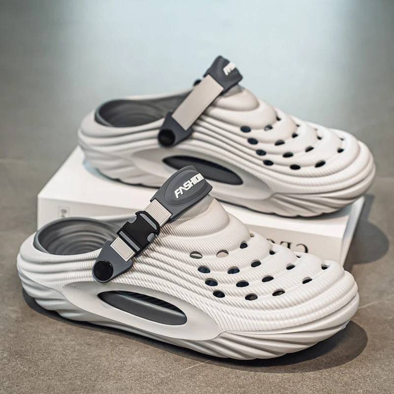 Летние дышащие офисные сандалии для вождения, мужские противоскользящие пляжные тапочки с открытым носком Spor для повседневных случаев
Летние дышащие офисные сандалии для вождения, мужские противоскользящие пляжные тапочки с открытым носком Spor для повседневных случаев