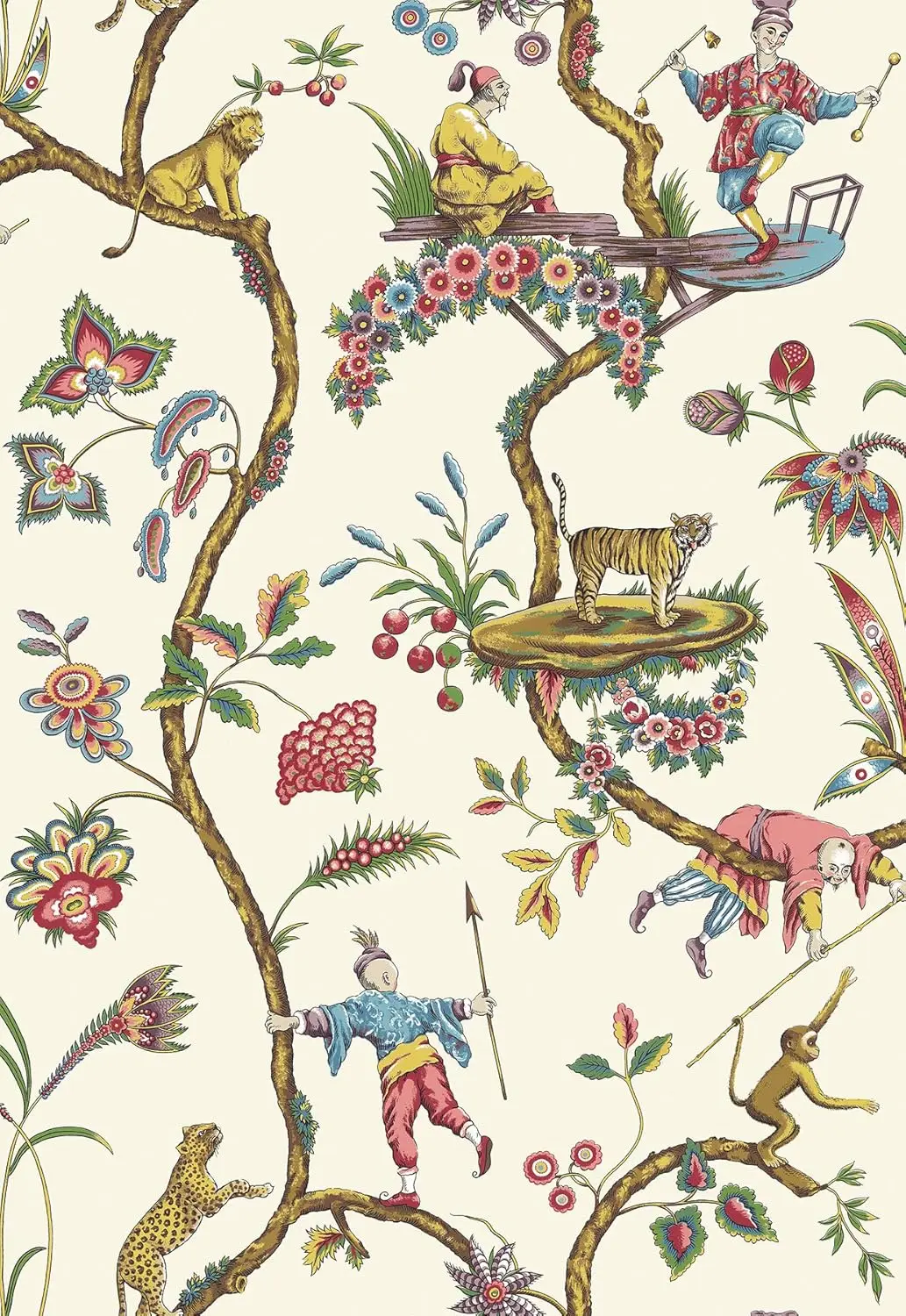 Peel and Stick Wallpaper, Removable Chinoise Exotique Wallpaper, 20.87 in x 18 ft, Multicolor White
Peel and Stick Wallpaper, Removable Chinoise Exotique Wallpaper, 20.87 in x 18 ft, Multicolor White