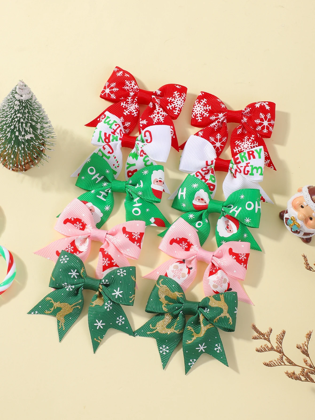 10 шт., 2,4 дюйма, рождественские детские заколки для волос, праздничные бантики ручной работы со снежинками, аксессуары для волос, веселые заколки для девочек
10 шт., 2,4 дюйма, рождественские детские заколки для волос, праздничные бантики ручной работы со снежинками, аксессуары для волос, веселые заколки для девочек