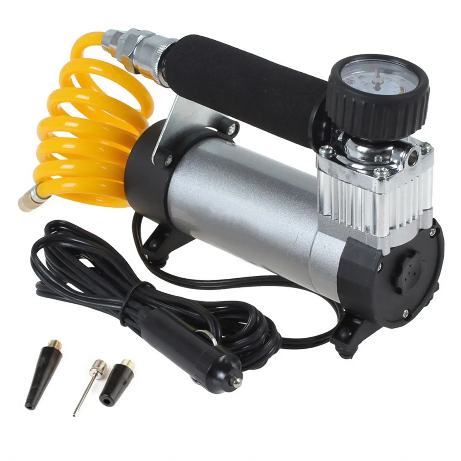 Electric Auto Tyre Air Compressor Pump Ball Bicycle Inflator Pressure Gauge
Electric Auto Tyre Air Compressor Pump Ball Bicycle Inflator Pressure Gauge