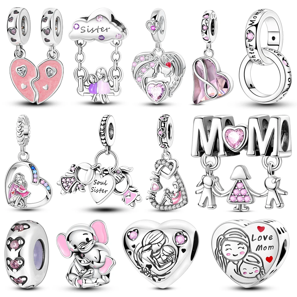 Silver Plated Charms For Mother's Day Dangle Beads Love Happy Family Charm Fit Bracelet DIY Making Pendants Jewelry Gift
Silver Plated Charms For Mother's Day Dangle Beads Love Happy Family Charm Fit Bracelet DIY Making Pendants Jewelry Gift