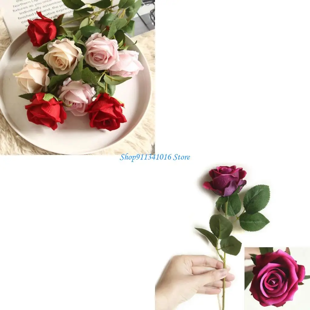 Artificial Flannel Rose Flower Simulation Fake Flowers Bouquet Ornament for Home Wedding Party Decoration Arrangement Floral
Artificial Flannel Rose Flower Simulation Fake Flowers Bouquet Ornament for Home Wedding Party Decoration Arrangement Floral
