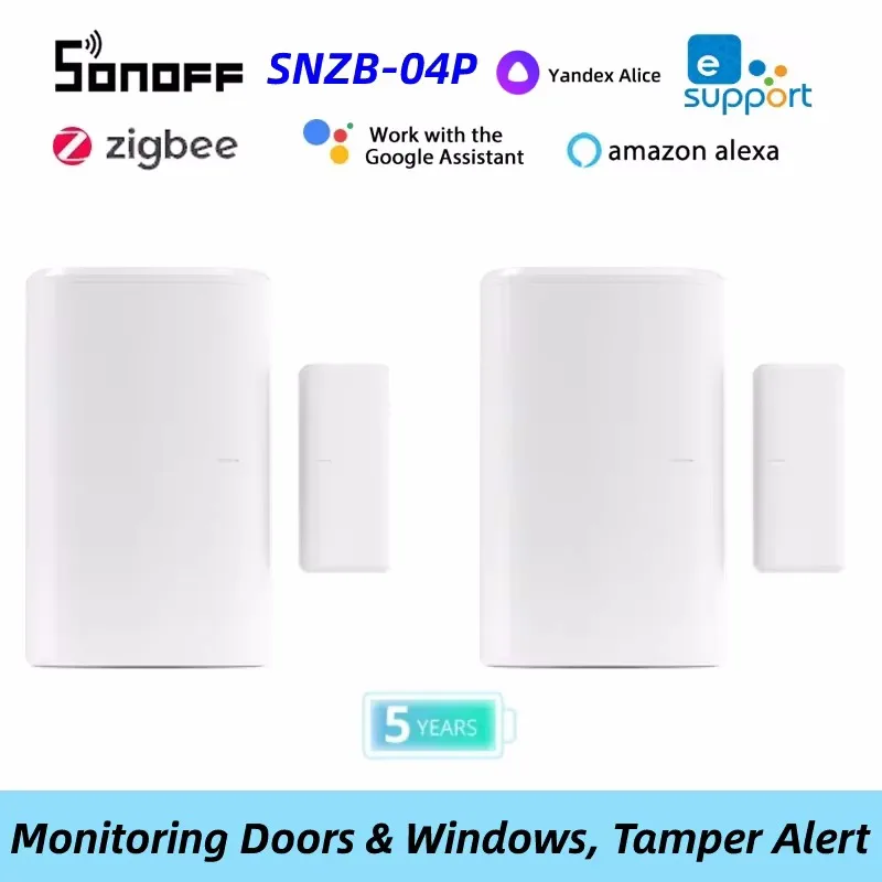 SONOFF SNZB-04P Zigbee Датчик двери, окна, оповещение о температуре, уведомления о приложениях EWeLink работает SONOFF ZB Bridge-P, ZBDongle-E Умный дом
SONOFF SNZB-04P Zigbee Датчик двери, окна, оповещение о температуре, уведомления о приложениях EWeLink работает SONOFF ZB Bridge-P, ZBDongle-E Умный дом