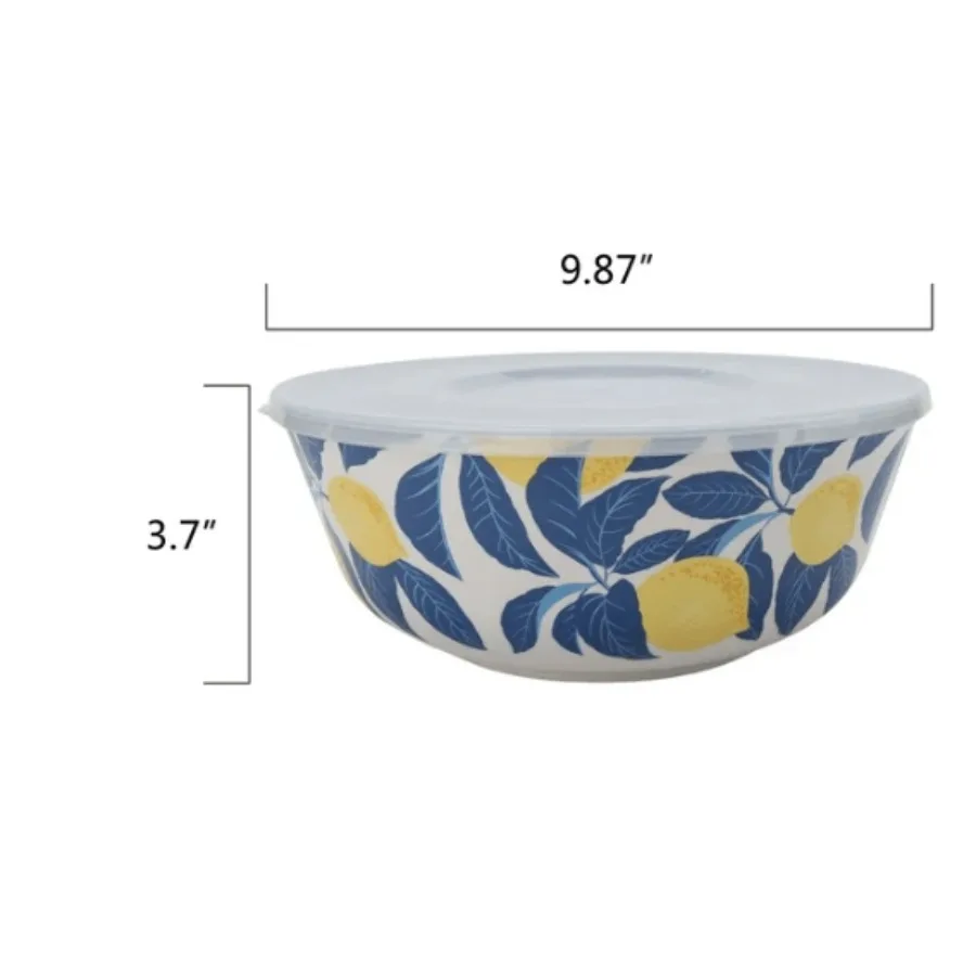 Mainstays by Becky G. Alejandra Bamboo Melamine 4Piece Serve Bowl Set Lemon Blue
Mainstays by Becky G. Alejandra Bamboo Melamine 4Piece Serve Bowl Set Lemon Blue