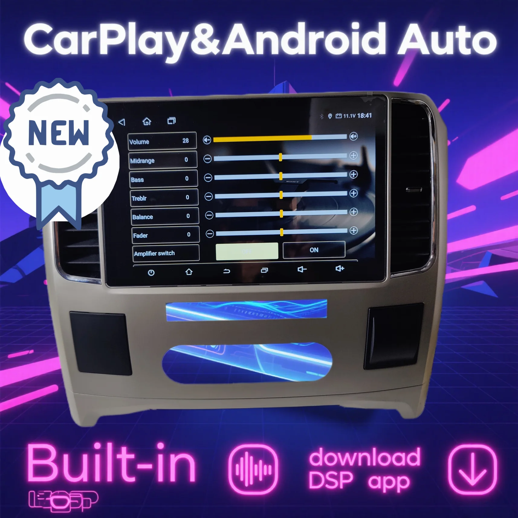 Car Radio horizontal Stereo For Dodge Ram 1500 2500 3500 2008-2018 Carplay Android Auto Car Multimedia Player GPS Navi Head Unit
Car Radio horizontal Stereo For Dodge Ram 1500 2500 3500 2008-2018 Carplay Android Auto Car Multimedia Player GPS Navi Head Unit