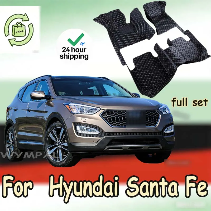 LUXURY Кожаные автомобильные коврики для Hyundai Santa Fe DM NC 2013 ~ 2018 7-местные водонепроницаемые подушечки Автомобильный коврик Tapetes Para Автомобильные аксессуары
LUXURY Кожаные автомобильные коврики для Hyundai Santa Fe DM NC 2013 ~ 2018 7-местные водонепроницаемые подушечки Автомобильный коврик Tapetes Para Автомобильные аксессуары