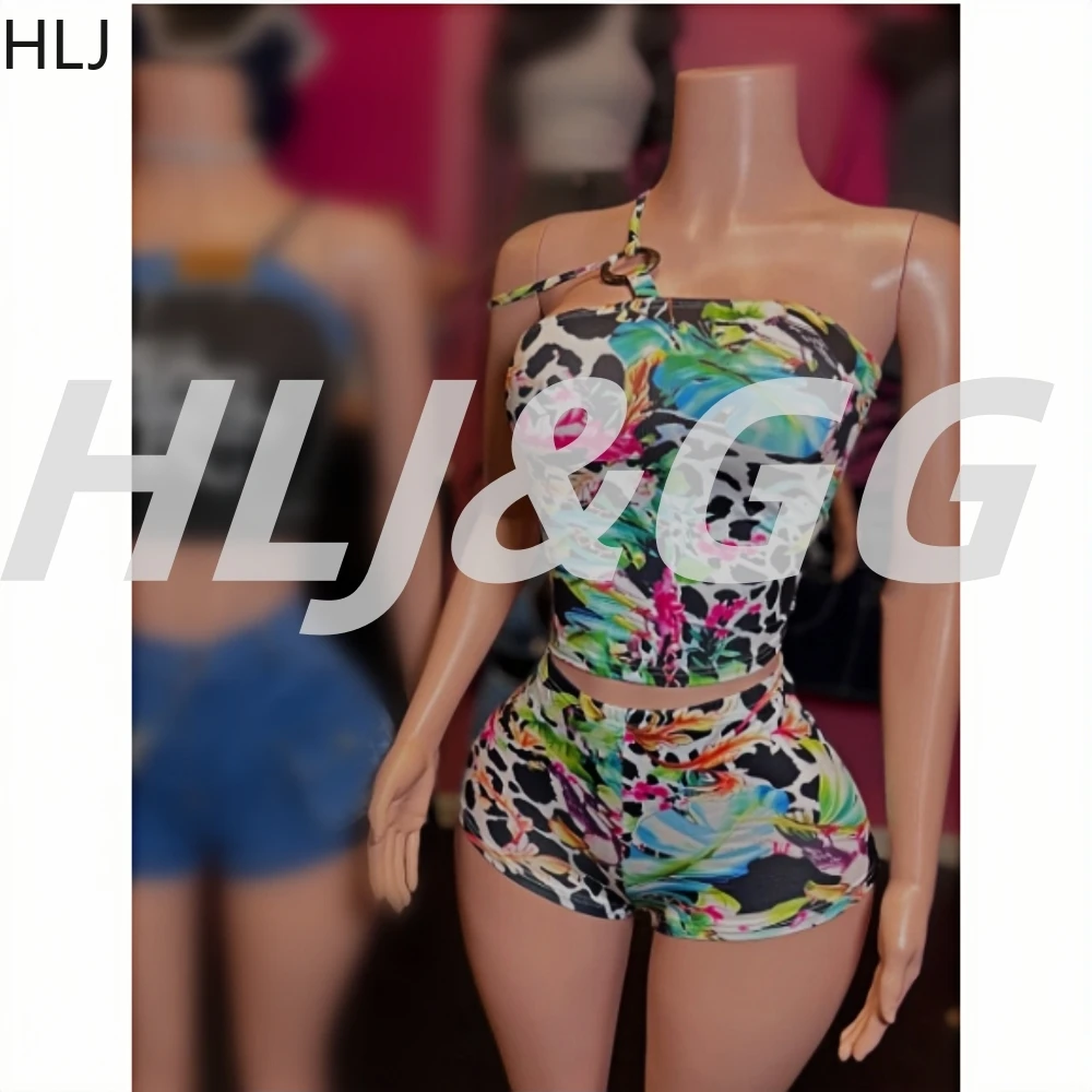HLJ Summer Printting Irregular Hollow Two Piece Sets Women Spaghetti Strap Slim Crop Top And Shorts Outfits Fashion 2pcs Sets
HLJ Summer Printting Irregular Hollow Two Piece Sets Women Spaghetti Strap Slim Crop Top And Shorts Outfits Fashion 2pcs Sets