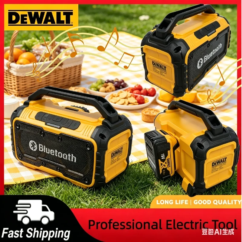 Dewalt Portable Waterproof Bluetooth Subwoofer Dewalt Wireless Stereo Loudspeaker Construction Site Outdoor Speaker
Dewalt Portable Waterproof Bluetooth Subwoofer Dewalt Wireless Stereo Loudspeaker Construction Site Outdoor Speaker