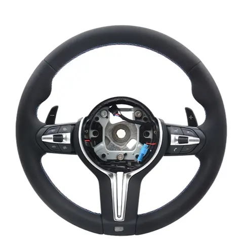 Leather Interior Steering Wheel Fit For BMW F10 F20 F30 F32 F36 F80 F82 M3 M5 E90 E87 E84 E70 Sport Steering Wheel Car Accessory