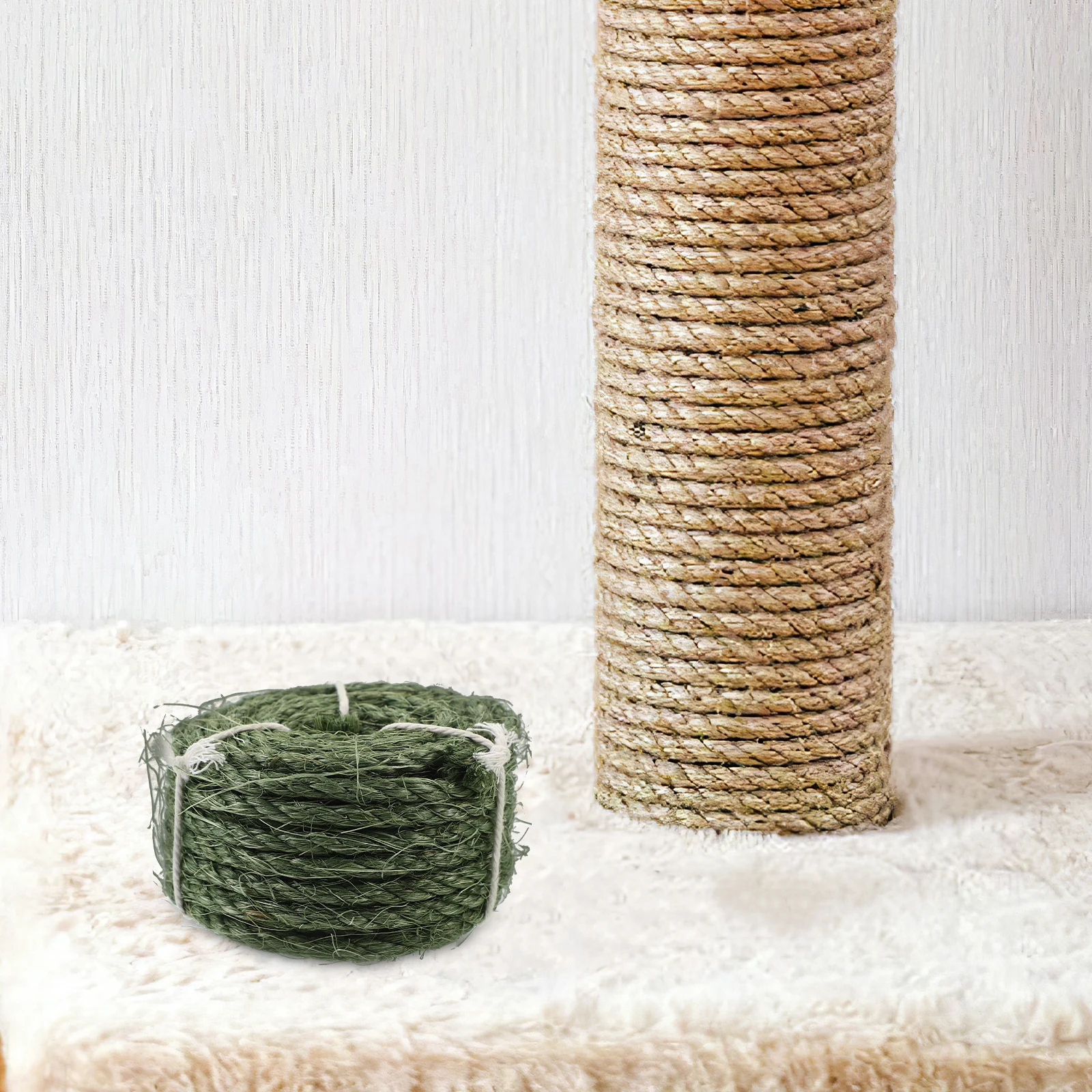 Sisal Jute 6mm Accessory 10m Cat Scratching Post Replacement Durable Rope Sturdy DIY Board Pet Accessories
Sisal Jute 6mm Accessory 10m Cat Scratching Post Replacement Durable Rope Sturdy DIY Board Pet Accessories