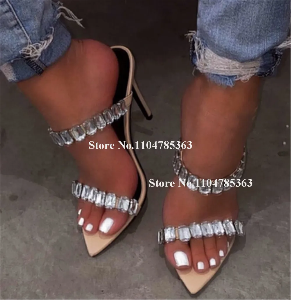 Очаровательные тапочки на шпильке с большими бриллиантами и камнями, бежевые, розовые, черные босоножки на тонком каблуке со стразами
Очаровательные тапочки на шпильке с большими бриллиантами и камнями, бежевые, розовые, черные босоножки на тонком каблуке со стразами