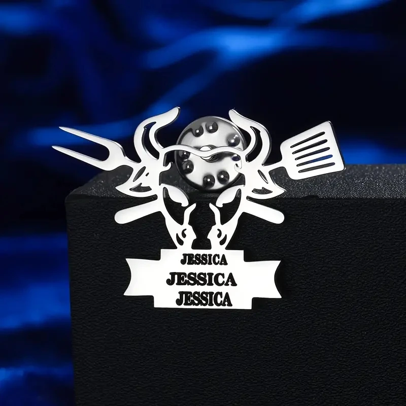 Customizable Stainless Steel Beef Kitchen Brooch Pin - Vintage Meat Cutting Design with Personalized Letters, High-Quality Metal
Customizable Stainless Steel Beef Kitchen Brooch Pin - Vintage Meat Cutting Design with Personalized Letters, High-Quality Metal