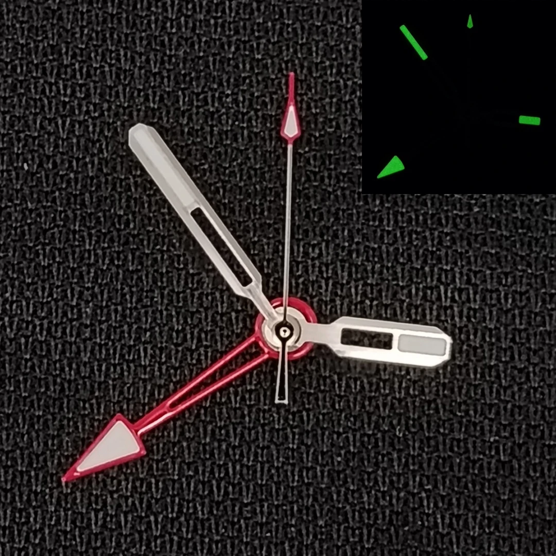 NH35 Four Watch Hands Red Second Hand Green Luminous Needle Watch Accessories for NH35 / NH34/ NH36/ 4R/ 7S/ NH70 Movement
NH35 Four Watch Hands Red Second Hand Green Luminous Needle Watch Accessories for NH35 / NH34/ NH36/ 4R/ 7S/ NH70 Movement