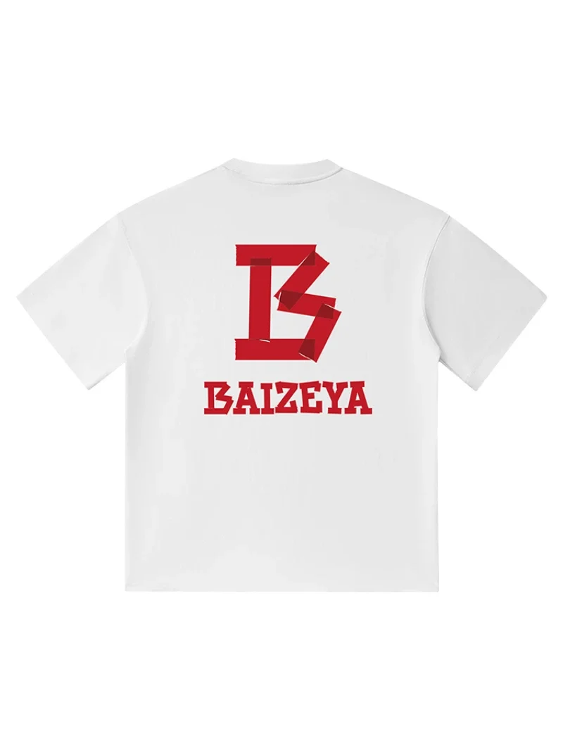 Creative letter B printed cotton short-sleeved trendy summer sports American retro men's and women's loose T-shirts
Creative letter B printed cotton short-sleeved trendy summer sports American retro men's and women's loose T-shirts