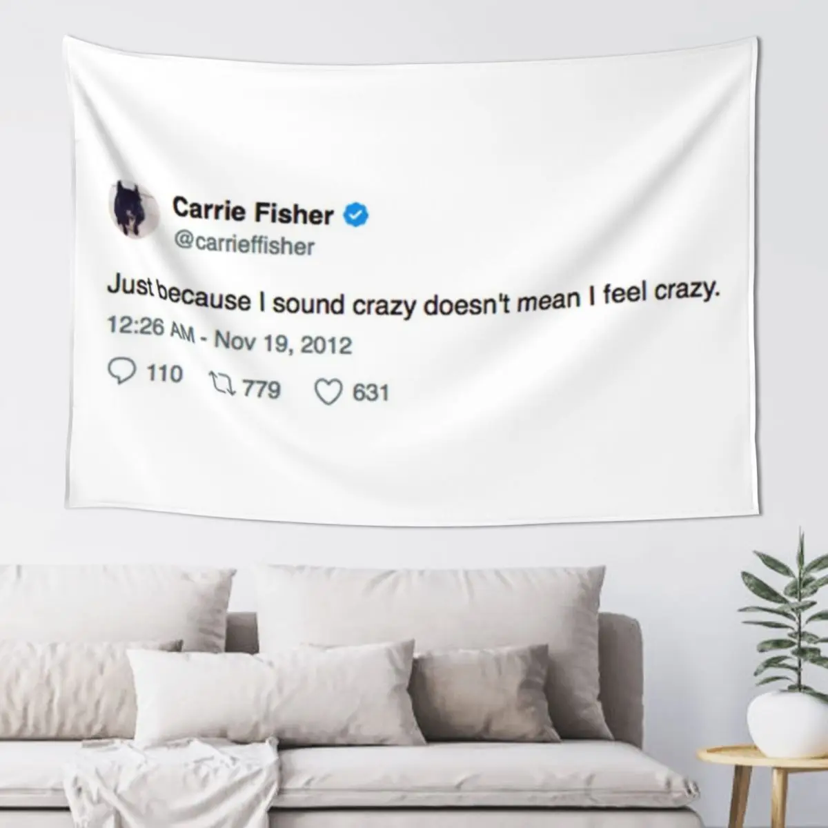 Carrie Fisher- Crazy Tapestry Bedroom Decoration Aesthetic Room Decors Home Decorations Aesthetic Tapestry
Carrie Fisher- Crazy Tapestry Bedroom Decoration Aesthetic Room Decors Home Decorations Aesthetic Tapestry