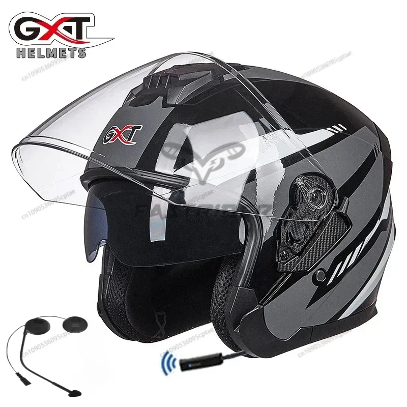 GXT мотоциклетный шлем, гарнитура, беспроводной динамик, Bluetooth-совместимый с открытым лицом, Moto Casco, мотоциклетный двойной козырек, аварийные шлемы
GXT мотоциклетный шлем, гарнитура, беспроводной динамик, Bluetooth-совместимый с открытым лицом, Moto Casco, мотоциклетный двойной козырек, аварийные шлемы