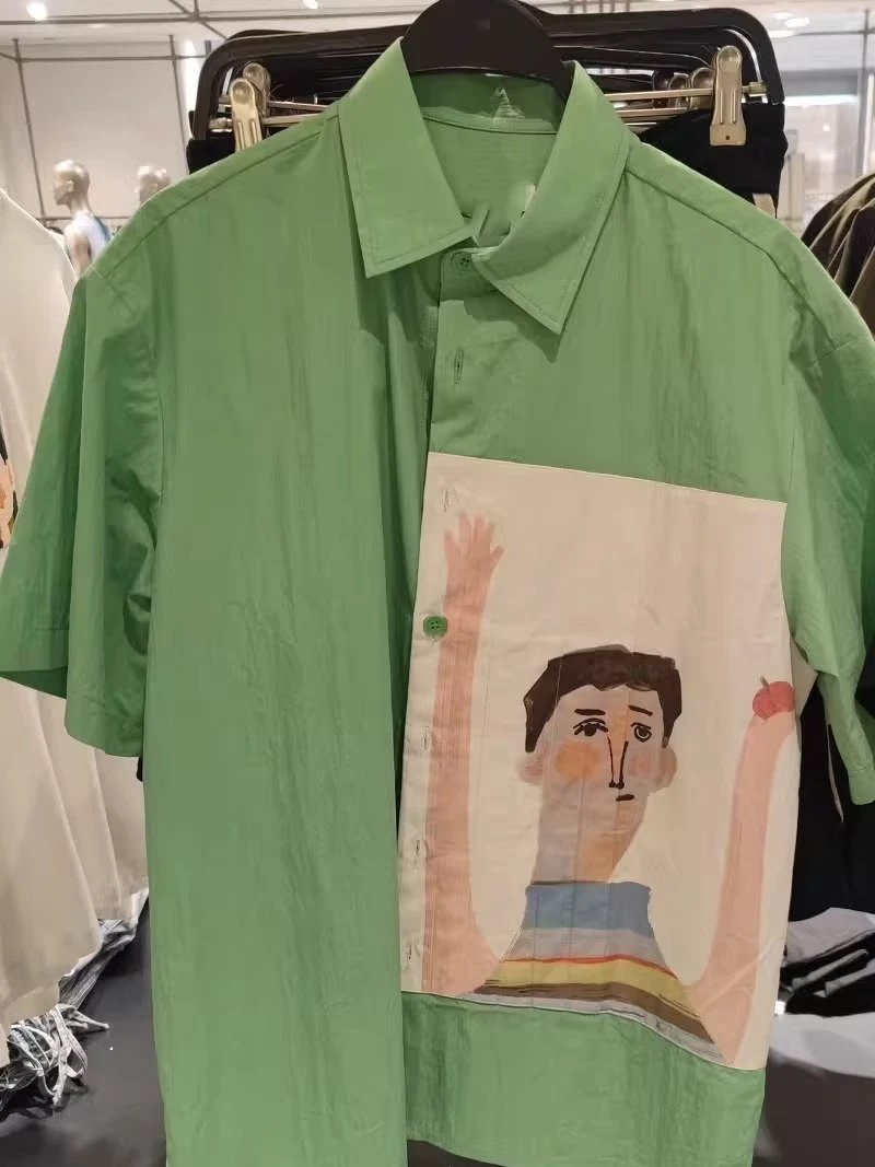 Men's ort Sve irt Summer 2023 Faion Artistic Illustration Print Open Front Versatile Casual irt Youth Trend
Men's ort Sve irt Summer 2023 Faion Artistic Illustration Print Open Front Versatile Casual irt Youth Trend