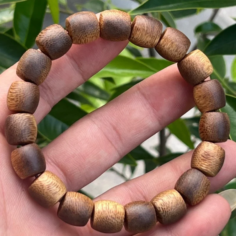 Authentic Hainan Green Agarwood , 99% Water-Sinking, 1.0 White Qinan, Irregular Barrel Beads, Wooden Bracelet for
Authentic Hainan Green Agarwood , 99% Water-Sinking, 1.0 White Qinan, Irregular Barrel Beads, Wooden Bracelet for