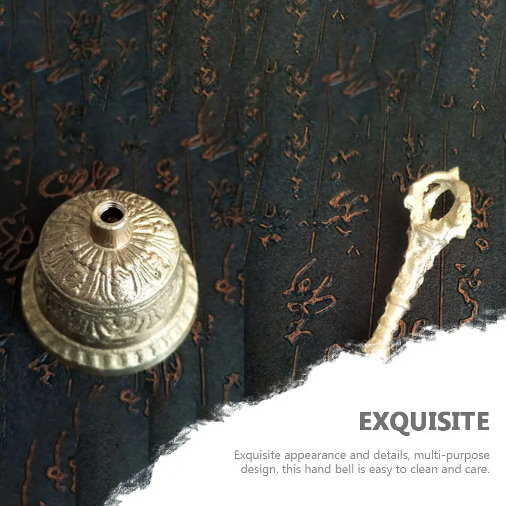 Exquisite Retro Bell Heavy Duty Rust Resistant Colorfast Multipurpose Decorative Call Bell for Home Temple Office
Exquisite Retro Bell Heavy Duty Rust Resistant Colorfast Multipurpose Decorative Call Bell for Home Temple Office