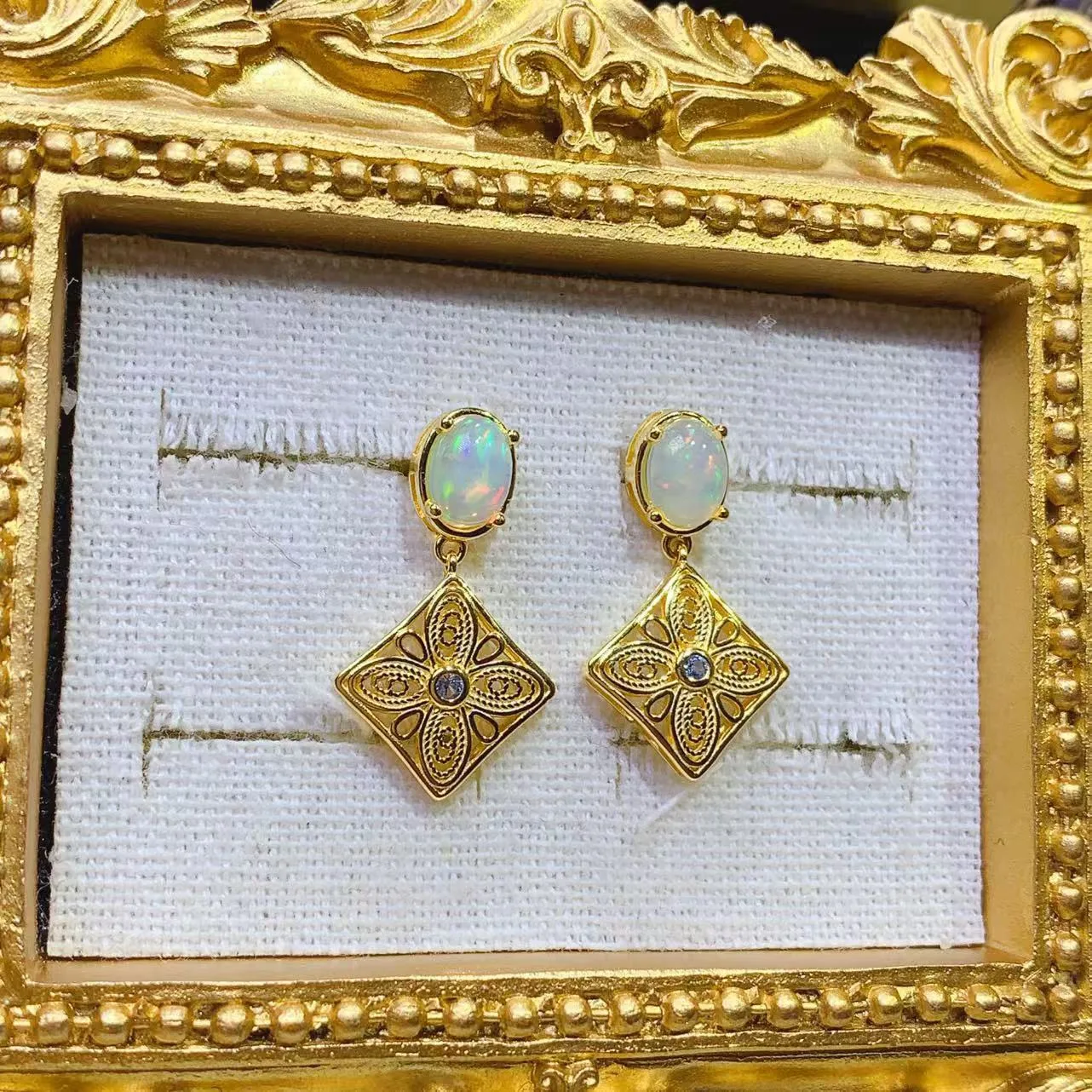 New Model Ethnic Style Stunning Large Natural Opal Earrings S925 Silver High End Artisan Fashion Jewelry
New Model Ethnic Style Stunning Large Natural Opal Earrings S925 Silver High End Artisan Fashion Jewelry