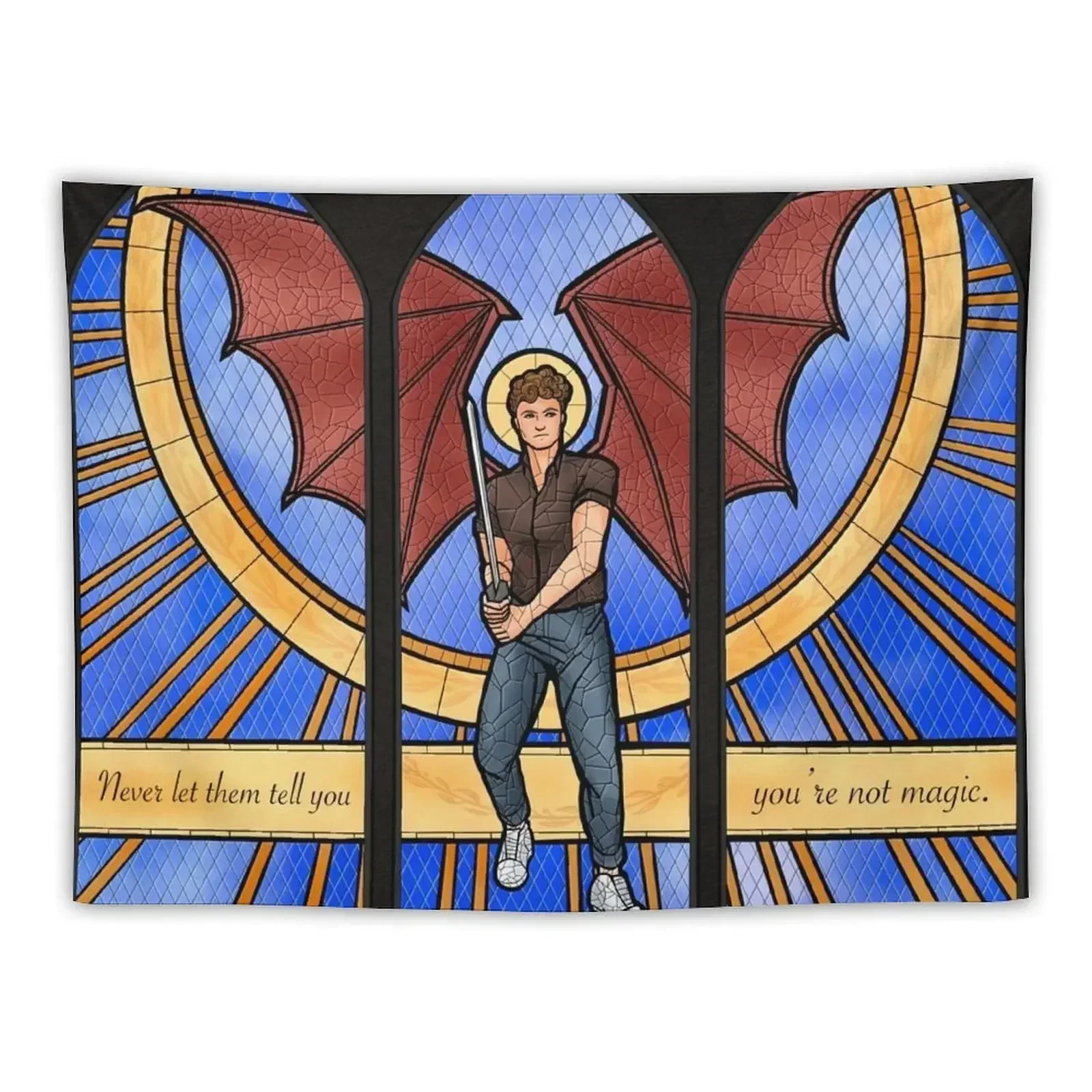 Simon Snow Stained Glass / Any Way The Wind Blows Tapestry Bathroom Decor Room Aesthetic Custom Tapestry
Simon Snow Stained Glass / Any Way The Wind Blows Tapestry Bathroom Decor Room Aesthetic Custom Tapestry