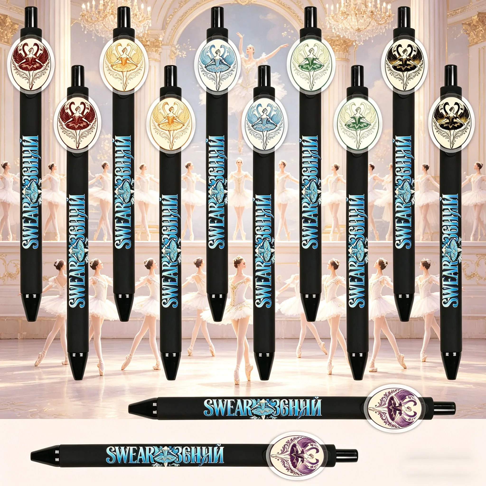 12pcs/16pcs Ballet Swan Pattern Ball Pen Learning Office Gift Pen
12pcs/16pcs Ballet Swan Pattern Ball Pen Learning Office Gift Pen