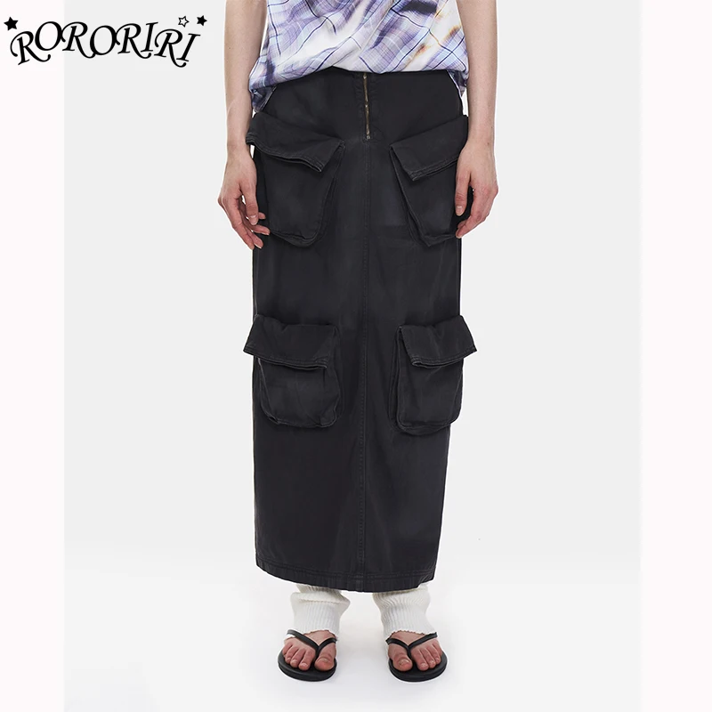 RORORIRI Denim Skirts for Women Long Jeans Skirts Multi Pockets Unique Design Zipper Long Black Gray Japanese Harajuku Y2k 2000s
RORORIRI Denim Skirts for Women Long Jeans Skirts Multi Pockets Unique Design Zipper Long Black Gray Japanese Harajuku Y2k 2000s