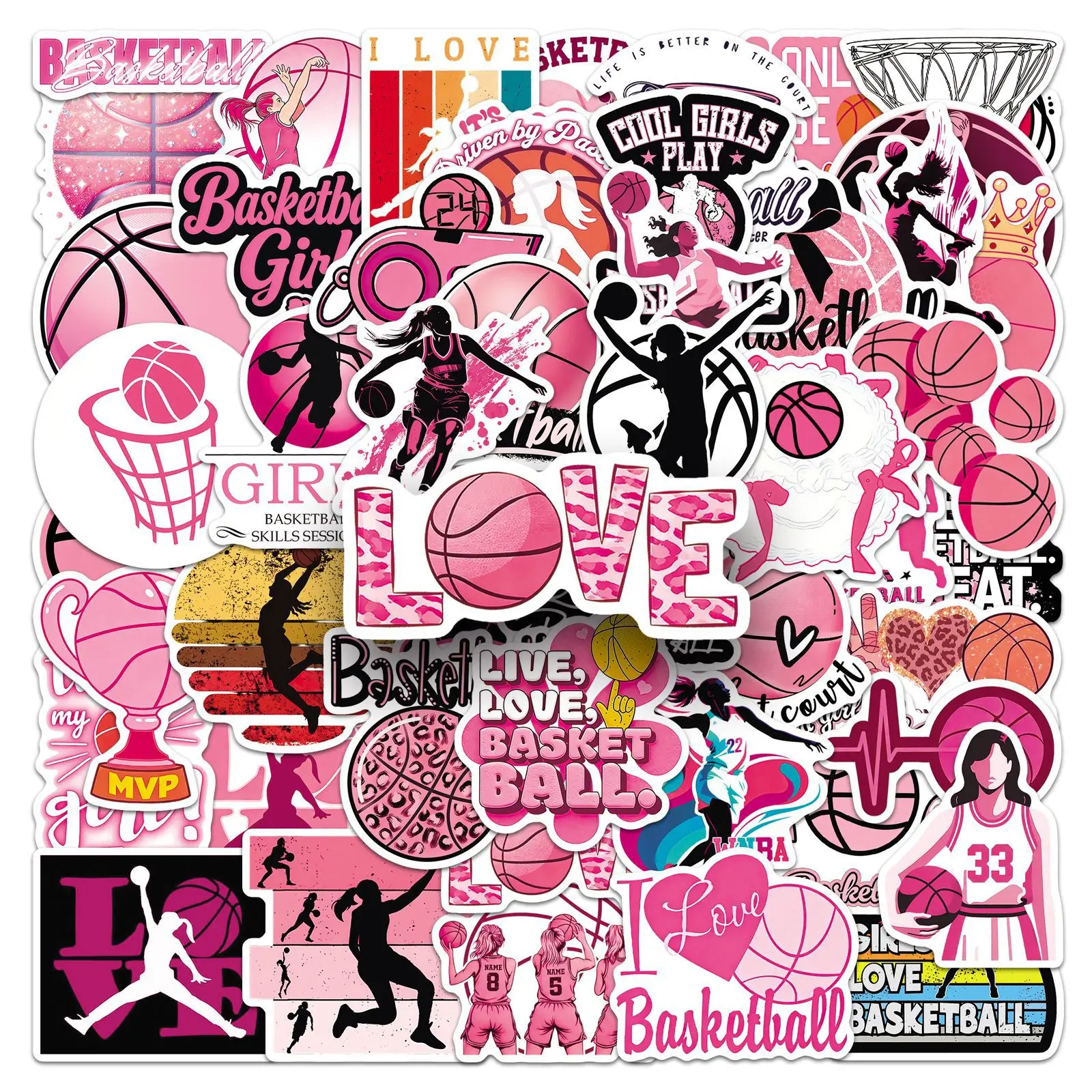 50Pcs Women's Basketball cartoon DIY Decoratio phone Luggage Laptop Guitar Bike Skateboard fridge helmetKid Toy waterpro sticker
50Pcs Women's Basketball cartoon DIY Decoratio phone Luggage Laptop Guitar Bike Skateboard fridge helmetKid Toy waterpro sticker