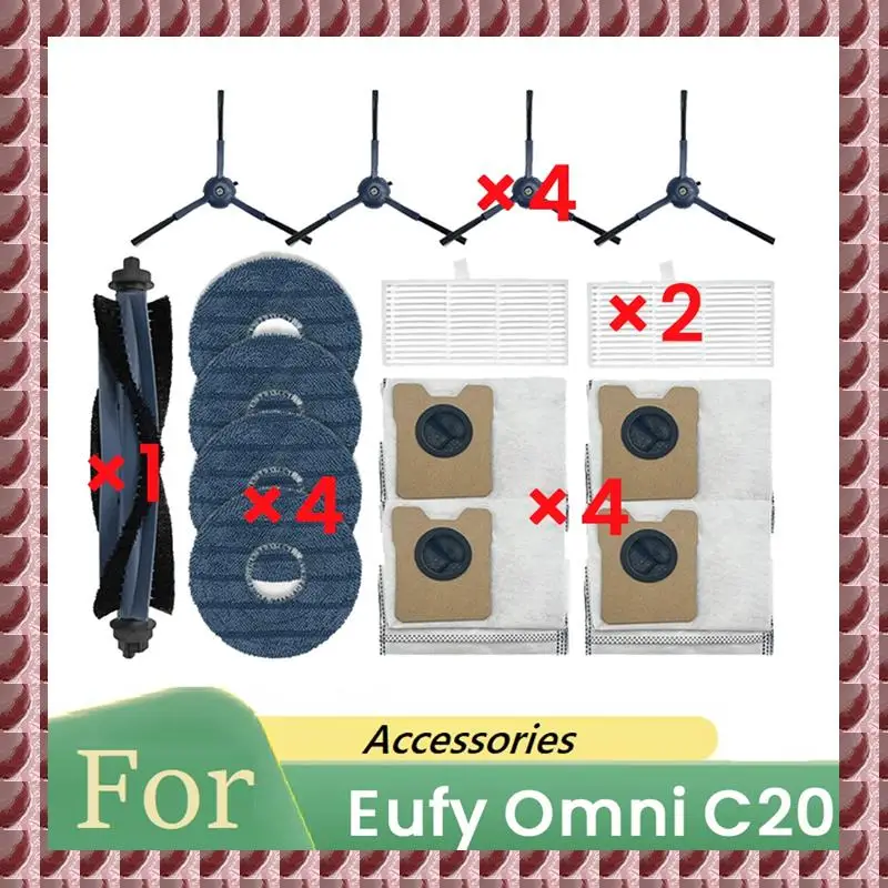 A95G For Eufy Omni C20 Sweeping Robot Accessories Cleaner Parts Replacement Main Side Brush Mop Filter Set Dust Bag
A95G For Eufy Omni C20 Sweeping Robot Accessories Cleaner Parts Replacement Main Side Brush Mop Filter Set Dust Bag