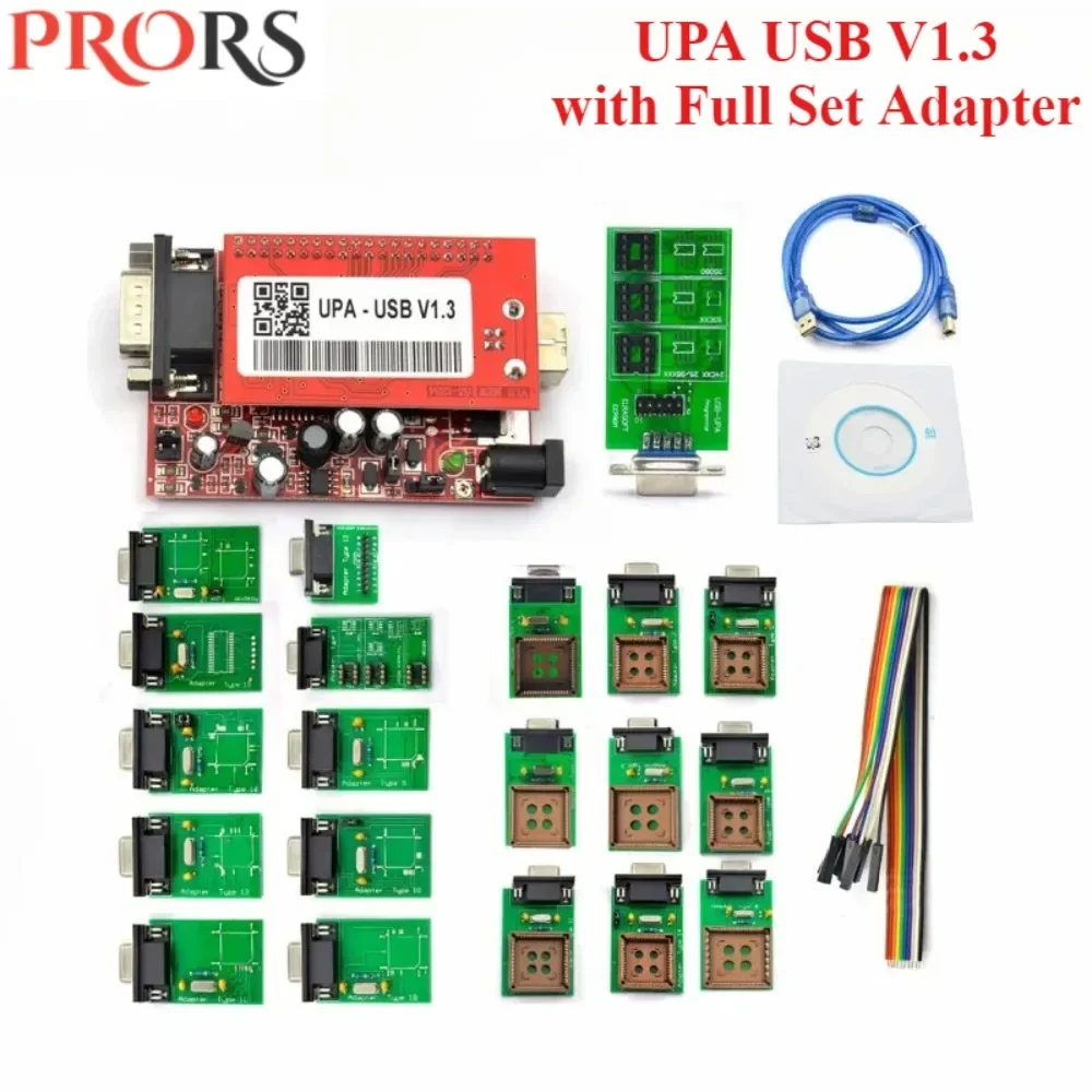 Latest UPA USB V1.3 Programmer UPA USB Full Adapters Main Unit UPA USB Chip Tuning OBD2 Diagnostic Tools ECU Serial Programmer
Latest UPA USB V1.3 Programmer UPA USB Full Adapters Main Unit UPA USB Chip Tuning OBD2 Diagnostic Tools ECU Serial Programmer