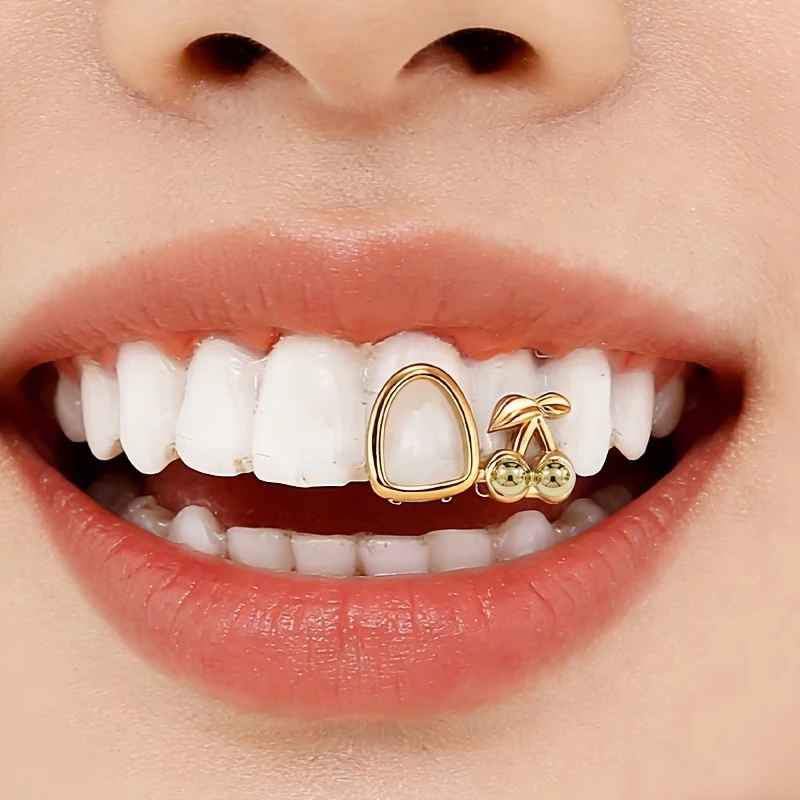 Best-Selling Hip-Hop Braces, Fashionable Cherry-Style Bowknot, Hollowed-Out Gold Teeth, Unique GRILLZ Christmas Accessories
Best-Selling Hip-Hop Braces, Fashionable Cherry-Style Bowknot, Hollowed-Out Gold Teeth, Unique GRILLZ Christmas Accessories