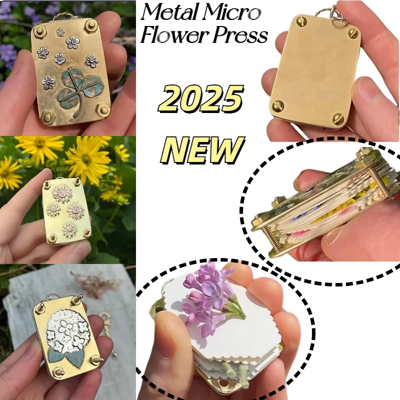 Metal Micro Flower Press Machine Set Miniature Flower Embossing Kit For Arts And Crafts Lovers DIY Pressed Plant Protection Kit
Metal Micro Flower Press Machine Set Miniature Flower Embossing Kit For Arts And Crafts Lovers DIY Pressed Plant Protection Kit
