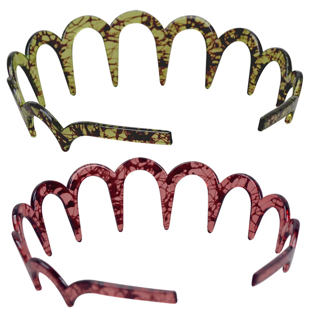 2Pcs U Shape Toothed Hair Hoops Comfortable Hard Plastic Headband Hair Clasp for Leisure Sports Daily Headwear 
2Pcs U Shape Toothed Hair Hoops Comfortable Hard Plastic Headband Hair Clasp for Leisure Sports Daily Headwear