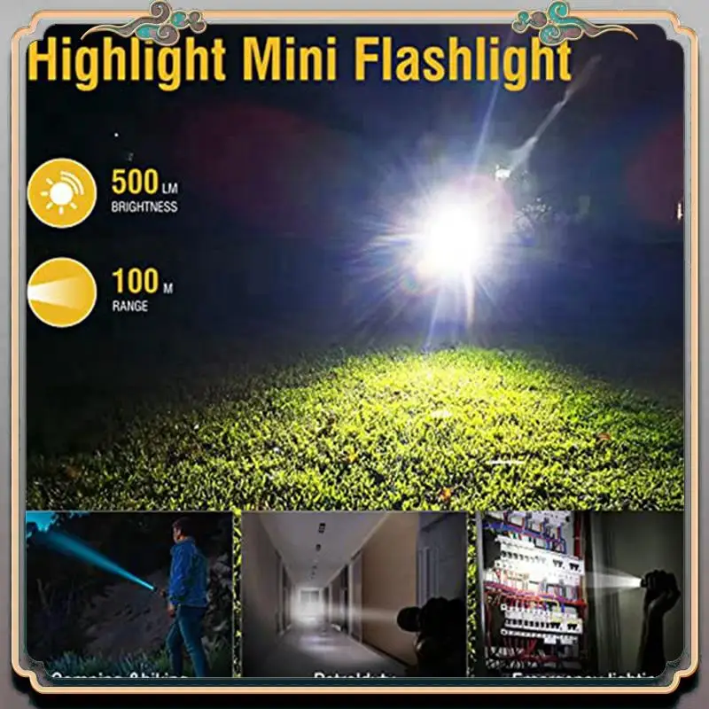 Durable V3 Mini Keychain Flashlights,900LM USB-C Rechargeable LED Flash Light With Tail Magnet,V1 IPX6 Pocket Flashlight
Durable V3 Mini Keychain Flashlights,900LM USB-C Rechargeable LED Flash Light With Tail Magnet,V1 IPX6 Pocket Flashlight