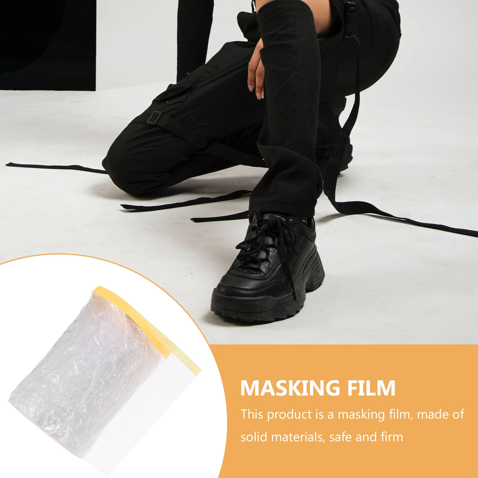10cm x 35Y Sole Masking Film for Shoe Protection Spray Paint Cover Multiple Use PE Material Car Body DIY Stencil Templates
10cm x 35Y Sole Masking Film for Shoe Protection Spray Paint Cover Multiple Use PE Material Car Body DIY Stencil Templates