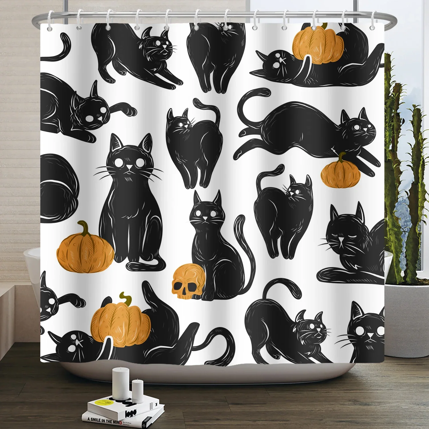 Занавеска для душа с мультяшным котом, забавные животные, милый кот, собака, детский принт, водонепроницаемая занавеска для душа для ванной комнаты, украшение с крючками
Занавеска для душа с мультяшным котом, забавные животные, милый кот, собака, детский принт, водонепроницаемая занавеска для душа для ванной комнаты, украшение с крючками