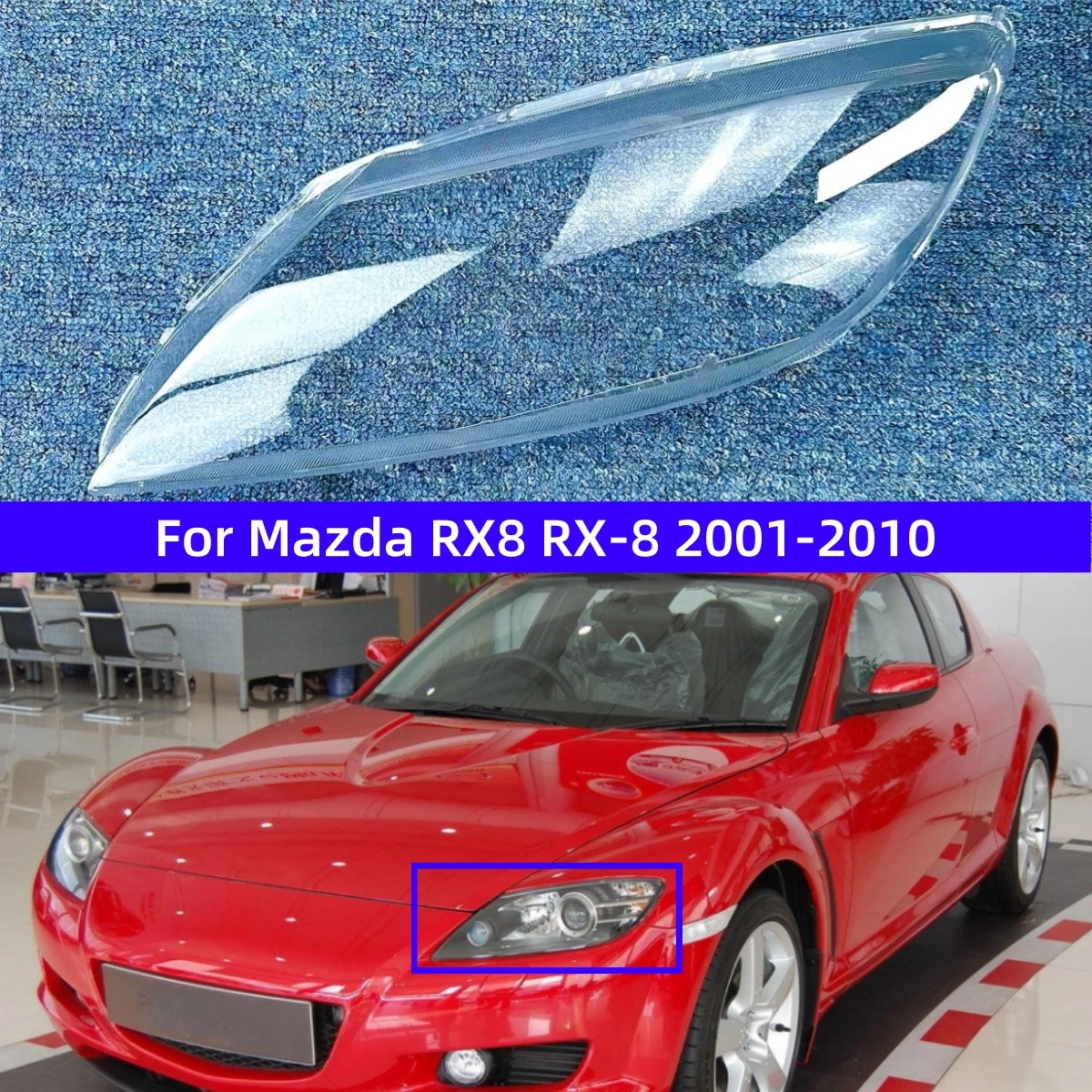 For Mazda RX8 RX-8 2001 to 2010 Car Accessory Transparent PC Material Headlights Lights Glass Shell
For Mazda RX8 RX-8 2001 to 2010 Car Accessory Transparent PC Material Headlights Lights Glass Shell
