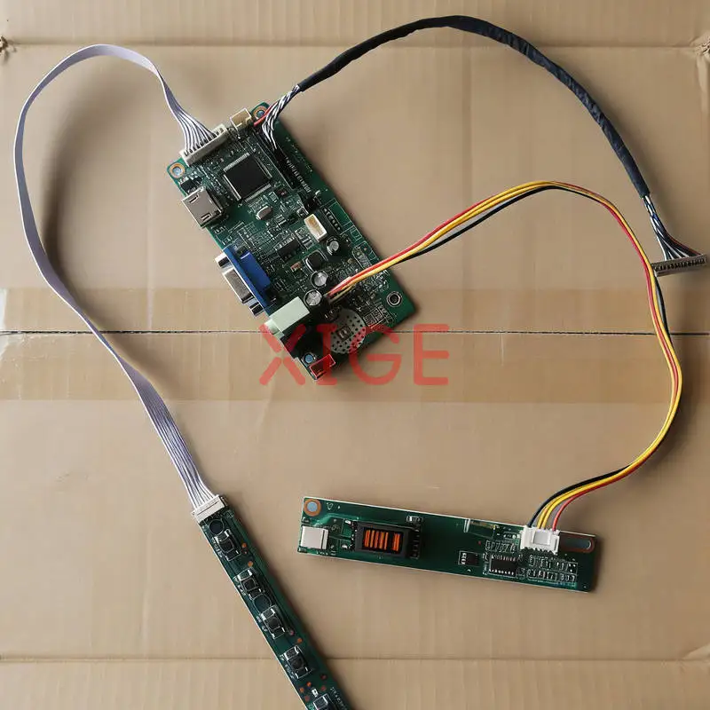 LCD Matrix Controller Drive Board Fit HV121WX4 HV121WX3 HT121WX2 HV121WX1 1280*800 HDMI+VGA LVDS 20-Pins 1-CCFL 1280x800 Kit DIY
LCD Matrix Controller Drive Board Fit HV121WX4 HV121WX3 HT121WX2 HV121WX1 1280*800 HDMI+VGA LVDS 20-Pins 1-CCFL 1280x800 Kit DIY