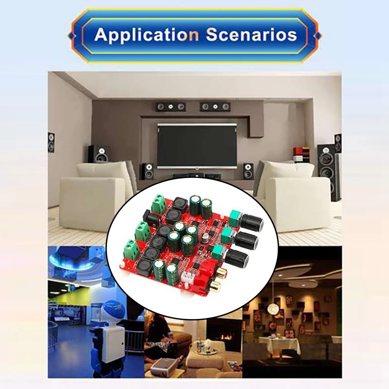 TPA3118 Digital Power Amplifier Board 30W+30W+60W (Bass) High-Power 2.1-Channel Stereo Speaker Power Amplifier Board&A78P
TPA3118 Digital Power Amplifier Board 30W+30W+60W (Bass) High-Power 2.1-Channel Stereo Speaker Power Amplifier Board&A78P
