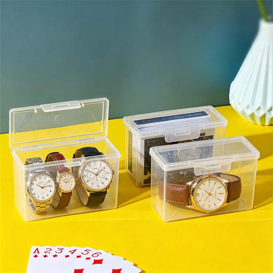 1set Jewelry storage box - transparent plastic box. Box for organizing watches, game cards,identification cards, cards,cards and
1set Jewelry storage box - transparent plastic box. Box for organizing watches, game cards,identification cards, cards,cards and