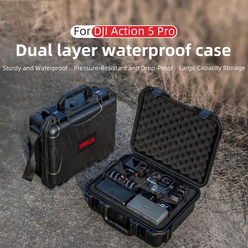Жесткий чехол для DJI OSMO Action 5 Pro, жесткий чехол для переноски, водонепроницаемый защитный дорожный чехол, противоударные аксессуары для камеры
Жесткий чехол для DJI OSMO Action 5 Pro, жесткий чехол для переноски, водонепроницаемый защитный дорожный чехол, противоударные аксессуары для камеры