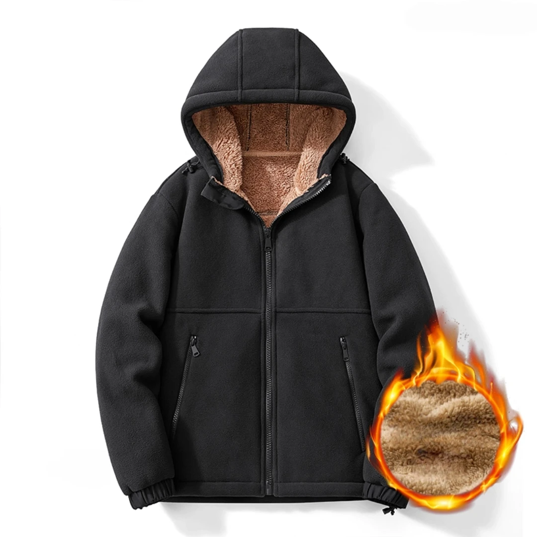 Lamb Wool Liner Thicken Warm Coats Outdoor Thermal Winter Men's Jacket Polar Fleece Hooded Windbreaker Casual Jackets
Lamb Wool Liner Thicken Warm Coats Outdoor Thermal Winter Men's Jacket Polar Fleece Hooded Windbreaker Casual Jackets