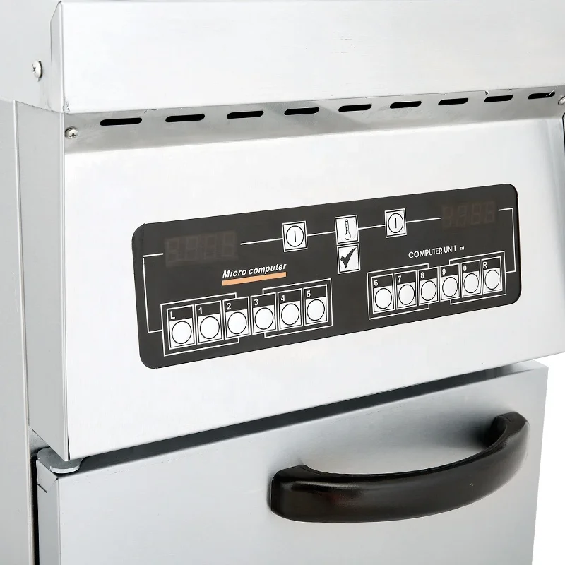 Лидер продаж, 2 резервуара, 6 корзин, компьютерная плата, электрическая фритюрница, коммерческая фритюрница для чіпсов в ресторане, машина
Лидер продаж, 2 резервуара, 6 корзин, компьютерная плата, электрическая фритюрница, коммерческая фритюрница для чіпсов в ресторане, машина