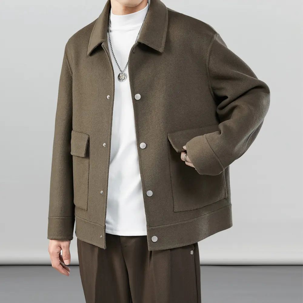 Men's ort Woolen Coat Non-Silk Double-Faced Wool Casual Jaet Busin Casual Sle Autumn Winter New Arrival Faionable ...
Men's ort Woolen Coat Non-Silk Double-Faced Wool Casual Jaet Busin Casual Sle Autumn Winter New Arrival Faionable ...