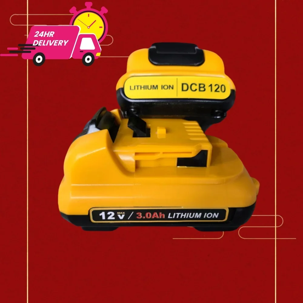 3.0Ah 10.8V/12V Max Li-Ion Battery for DeWalt DCB120 DCB123 DCB122 DCB127 DCB124 DCB121 - Replacement Rechargeable
3.0Ah 10.8V/12V Max Li-Ion Battery for DeWalt DCB120 DCB123 DCB122 DCB127 DCB124 DCB121 - Replacement Rechargeable