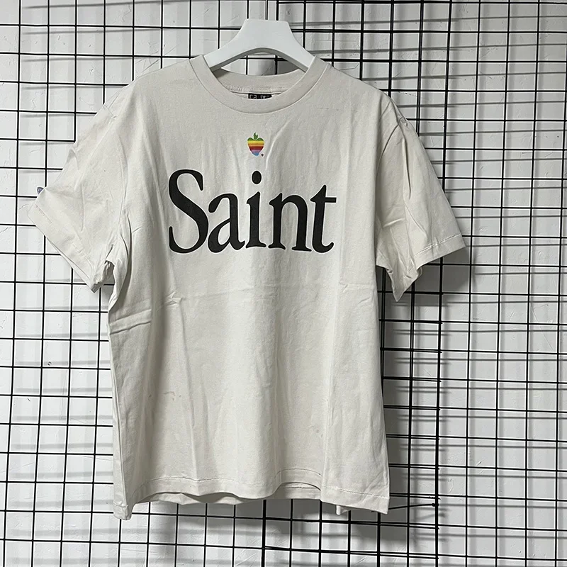 2025ss Saint Top Tee Washed Do Old Ventilate Short Sleeve Men's and Women's T-shirts All-match 100% Cotton
2025ss Saint Top Tee Washed Do Old Ventilate Short Sleeve Men's and Women's T-shirts All-match 100% Cotton