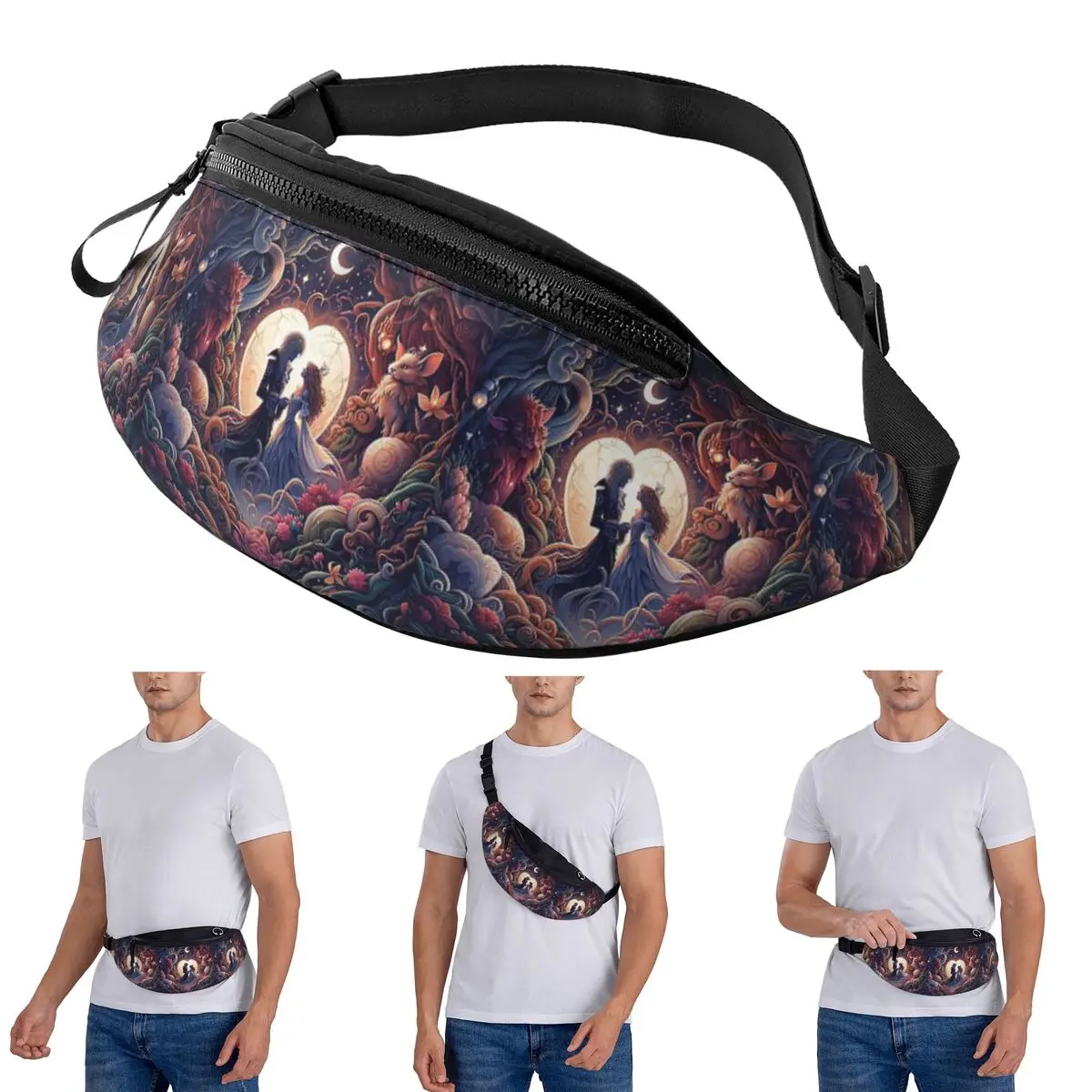 Crossbody Waist Bag Jareth And Sarah's Alternate Labyrinth Ending Men Women Fanny Pack Traveling Running Money Phone Pouch
Crossbody Waist Bag Jareth And Sarah's Alternate Labyrinth Ending Men Women Fanny Pack Traveling Running Money Phone Pouch