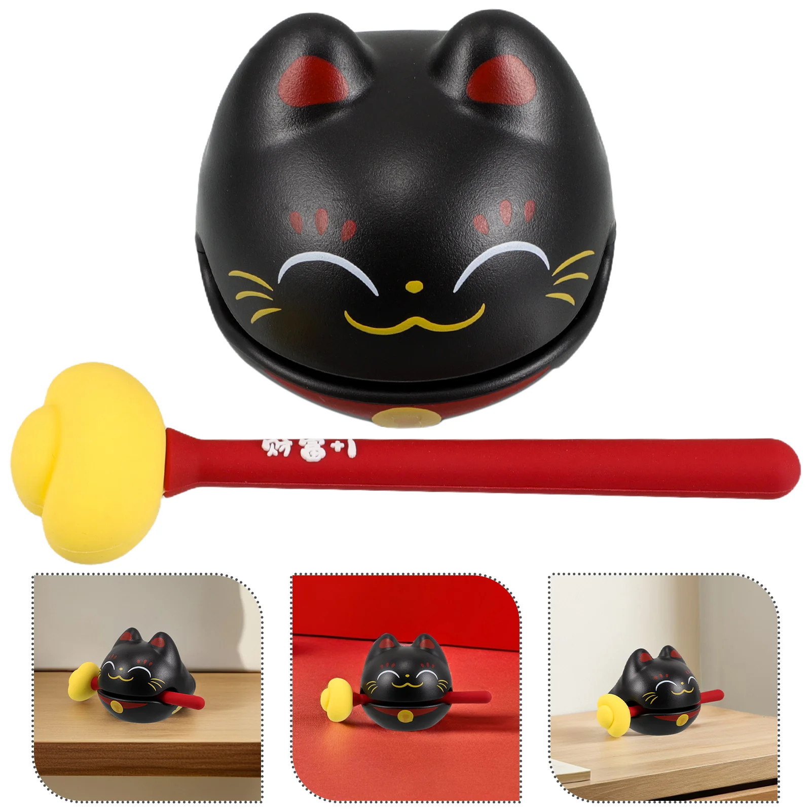 Wooden Musical Toy Cartoon Lucky Cat Design Percussion Instrument Portable Tone Block For Office And Travel Fun And Relaxing Mus
Wooden Musical Toy Cartoon Lucky Cat Design Percussion Instrument Portable Tone Block For Office And Travel Fun And Relaxing Mus