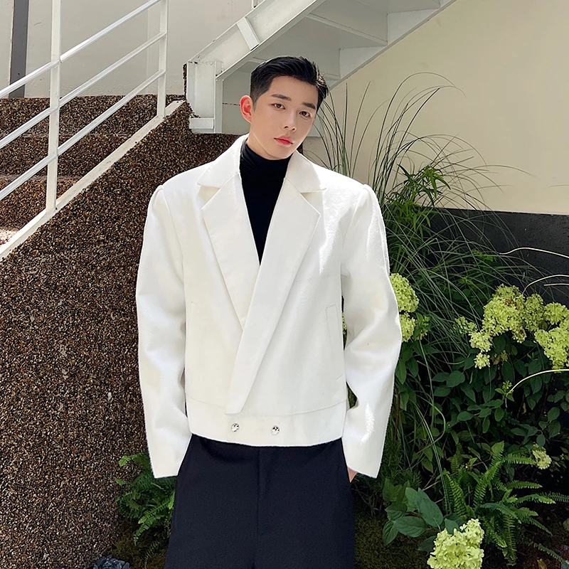 Ретро корейский шерстяной мужской костюм с подплечниками, повседневное пальто, молодежный тренд, осенний длинный свек, свободная посадка
Ретро корейский шерстяной мужской костюм с подплечниками, повседневное пальто, молодежный тренд, осенний длинный свек, свободная посадка