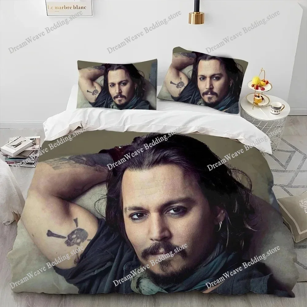 3D Printing Johnny Depp Series Comforter Bedding Set,Duvet Cover Bed Set Quilt Cover Pillowcase,king Queen Size Bedding Set Kids
3D Printing Johnny Depp Series Comforter Bedding Set,Duvet Cover Bed Set Quilt Cover Pillowcase,king Queen Size Bedding Set Kids